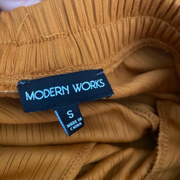 Modern Works Orange Pants - Picture 3 of 3